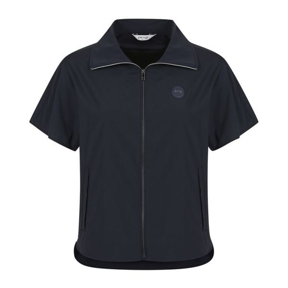 [ping] 女性用サイドメッシュシングルレイヤー半袖ジャンパー