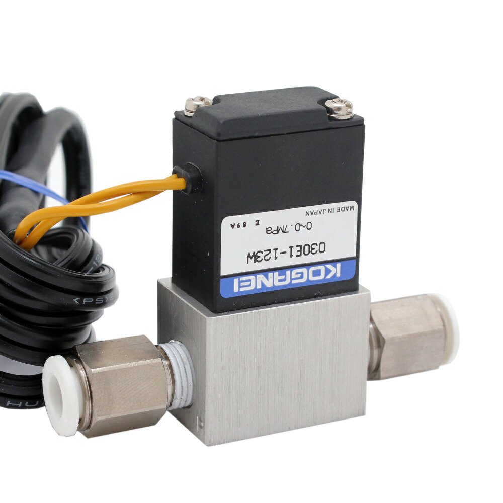 リーフ　超小型電磁弁　ＣＯ２機器　耐圧６ｍｍチューブ用　ＣＲＣ10―17―10―24―00