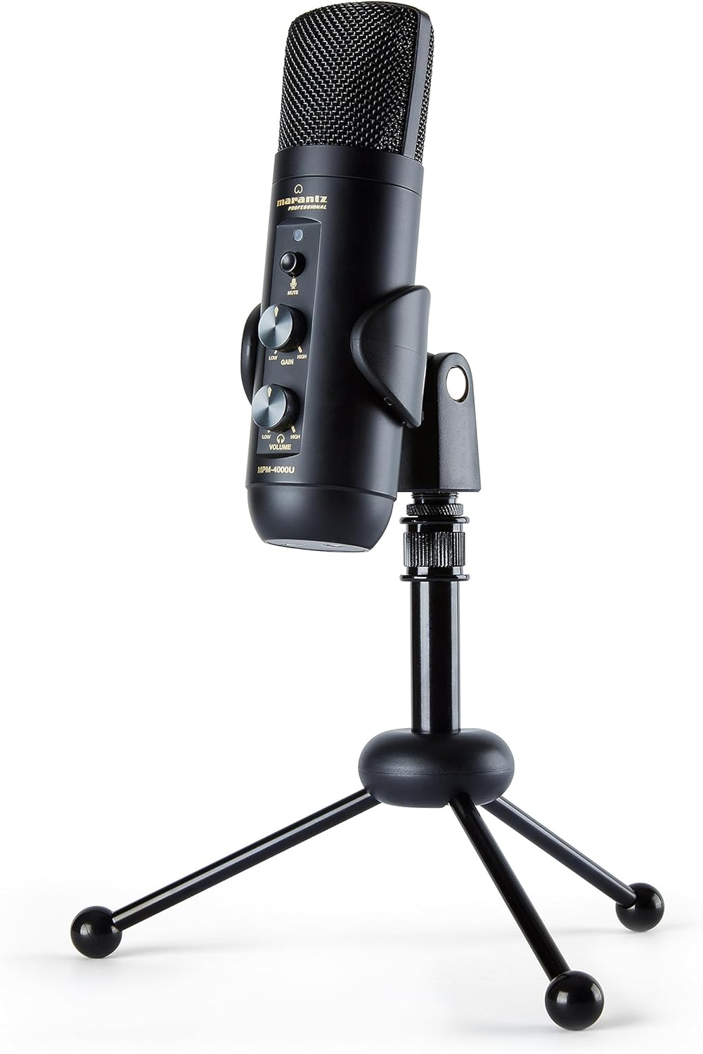 Marantz Professional USBコンデンサーマイク 単一指向性 配信用マイク ミュート機能 音量調節ノブ ヘッドホン出力搭載 オーディオインターフェース内蔵 Mac PC対応 11,125円