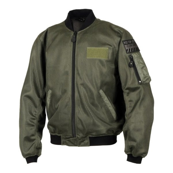 バイク用 春夏 ベンタスMA-1 タイプＡ カーキ/LLサイズ FJ-S219/KHAKI/LL