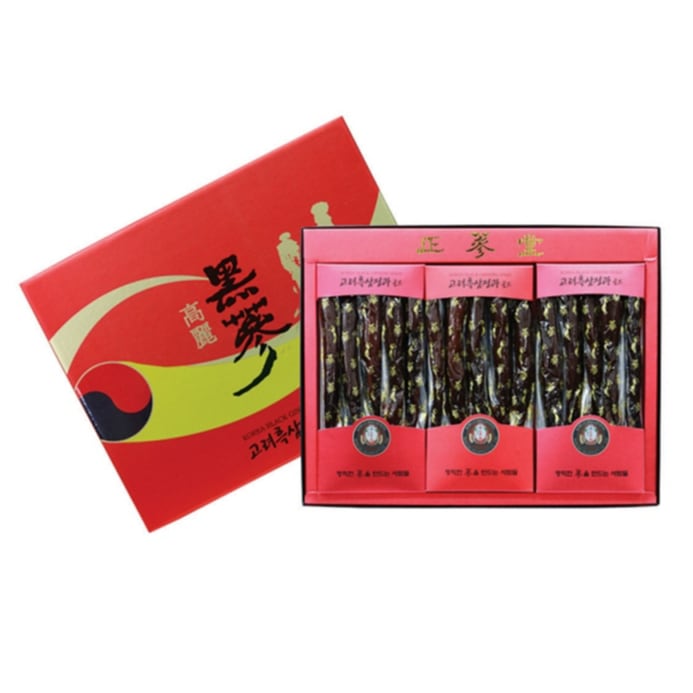 韓国産黒参500g 韓国伝統の9蒸し9乾燥工程完了