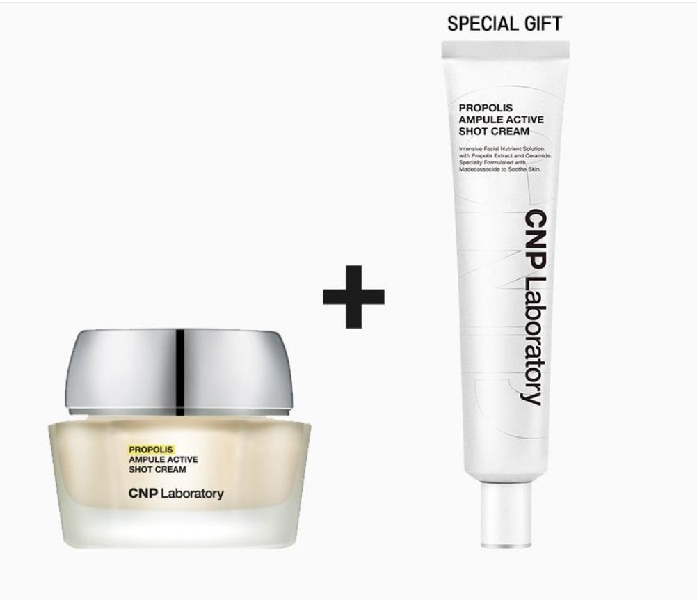 プロポリスアンプルアクティブショットクリーム1+チューブ1企画(50ml+50ml)