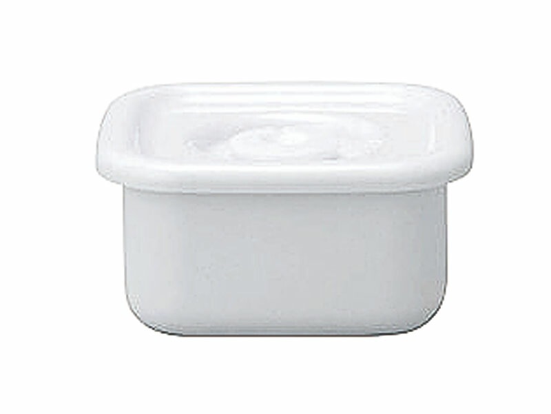 （まとめ買い）野田琺瑯 保存容器 White Series スクウェア S 密閉蓋付 WSM-S [x3]