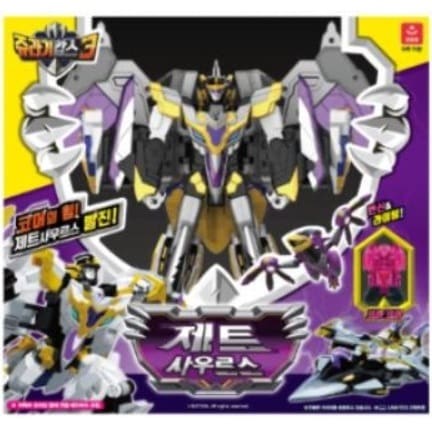 [正規品] ジュラシックコップス（ジュラ紀コップス）／超合体 変形ロボット／ジェットサウルス ゼットサウルス／合体ロボット／変身ロボット