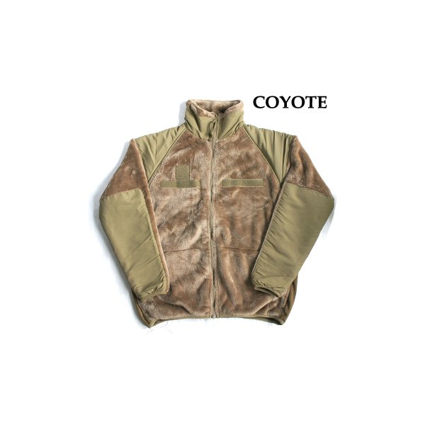 アメリカ軍 ECWC S Gen3 両面 フリース ジャケット Lサイズ コヨーテ サイドリブ仕様 レプリカ ミリタリーウェア 軍モノ
