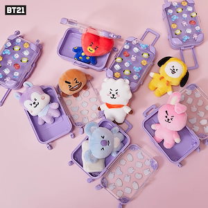 Qoo10] BT21 BTS スーツケース 人形 BIG&TI