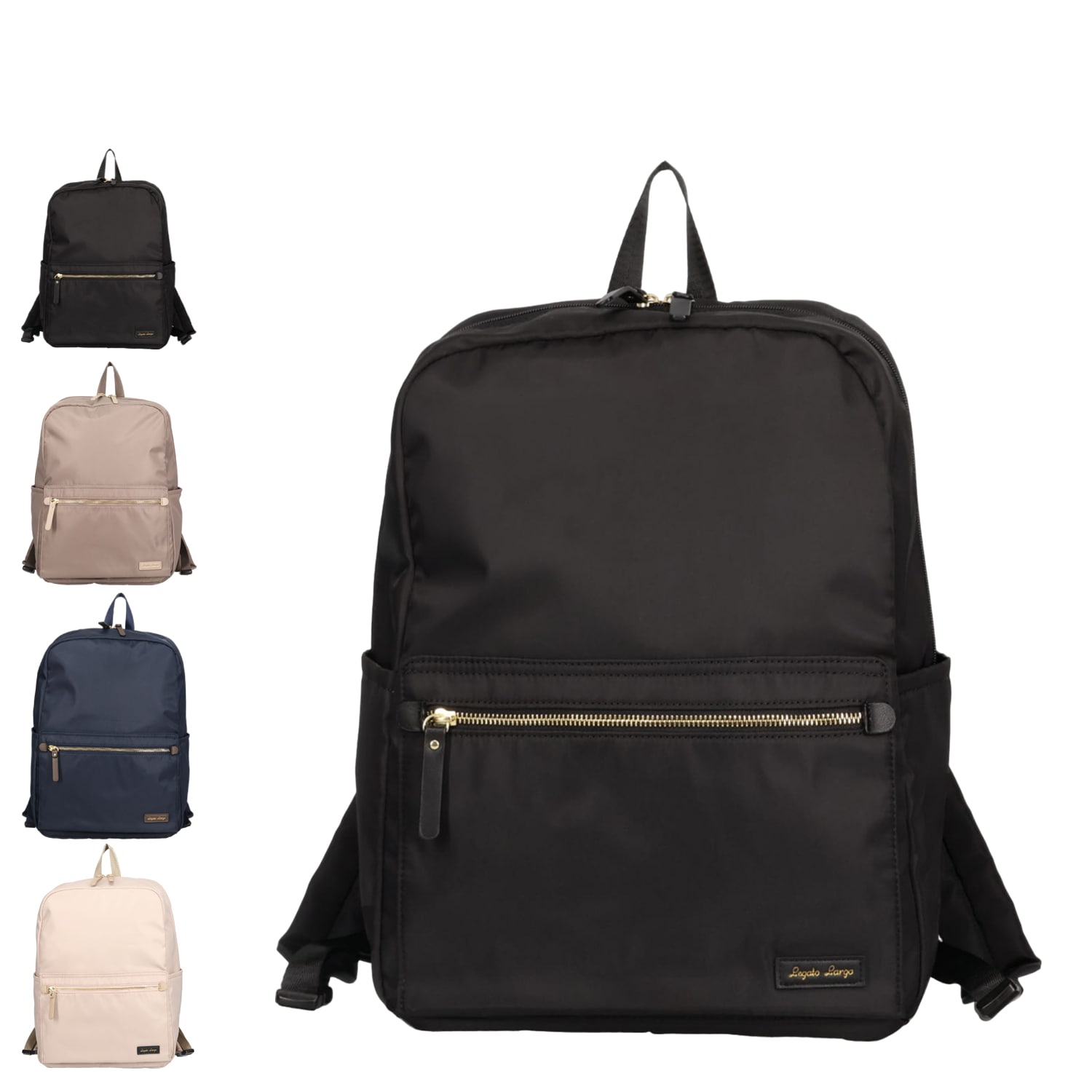 リュック バッグ バックパック レディース 撥水 フレキシブル ポリエステル 10ポケット LH-D1343