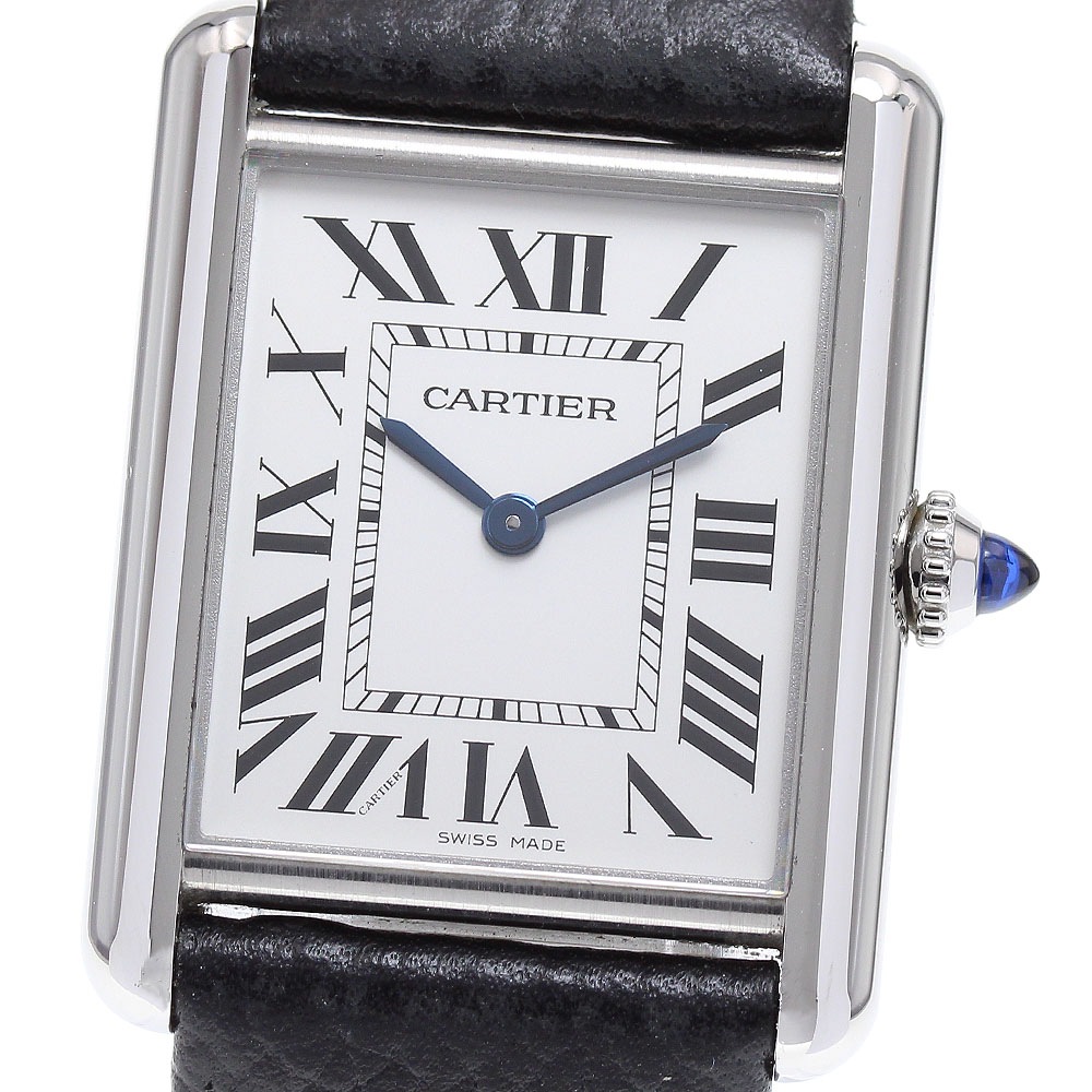 カルティエ CARTIER WSTA0041 タンクマスト LM クォーツ メンズ 箱保証書付き_820032【中古】