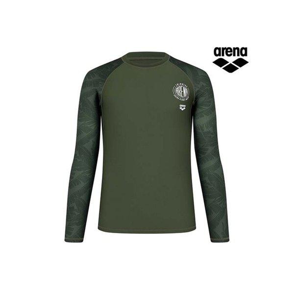 男性リーフレジャーラッシュガード A4BM1PR06GKA