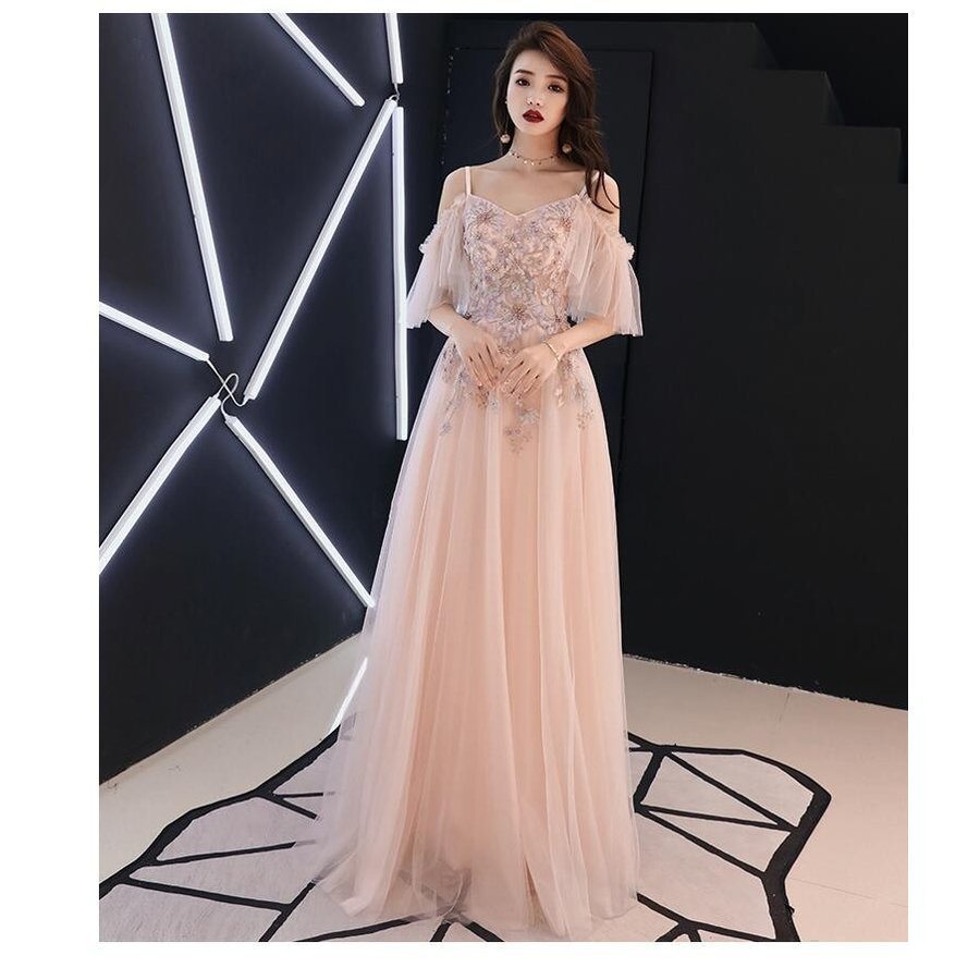 ロングドレス パーティードレス 20代30代40代 おしゃれ フォーマル お呼ばれ ウエディングドレ 6,773円