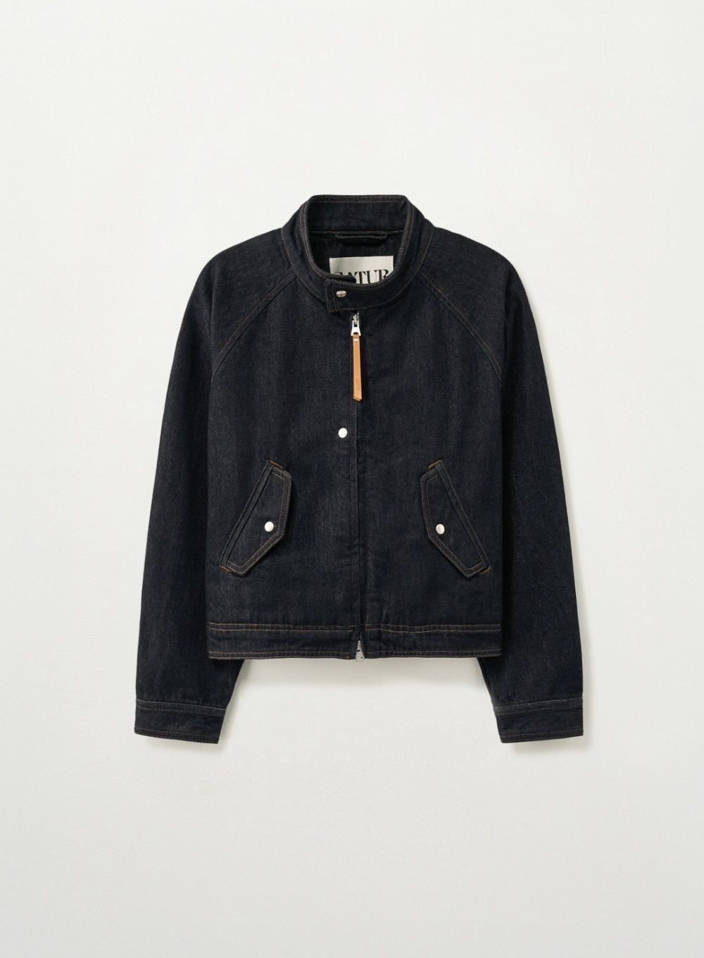 【SATUR】26SS (W) NONEFADE DENIM HARRINGTON JACKET : INDIGO