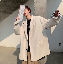 \いまだけの超SALE価格🔥 韓国ファッション ファッション カジュアル ジャケット 秋 韓国版 オシャレ スーツ 男性 学生 タイドファッション ハンサム ゆったりする 百掛け
