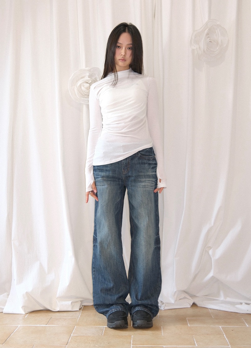 【AS"ON】 MIDNIGHT WASHING PANTS 正規品