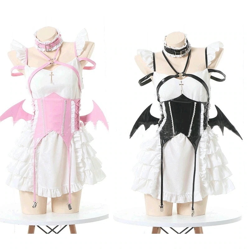 コスプレ変仮衣メイド服セクシー悪魔