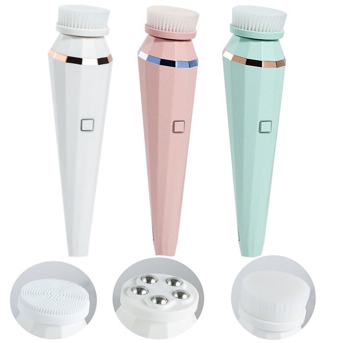 超音波洗顔器 マッサージ機械 洗顔泡立て器 洗顔ブラシ 美顔器