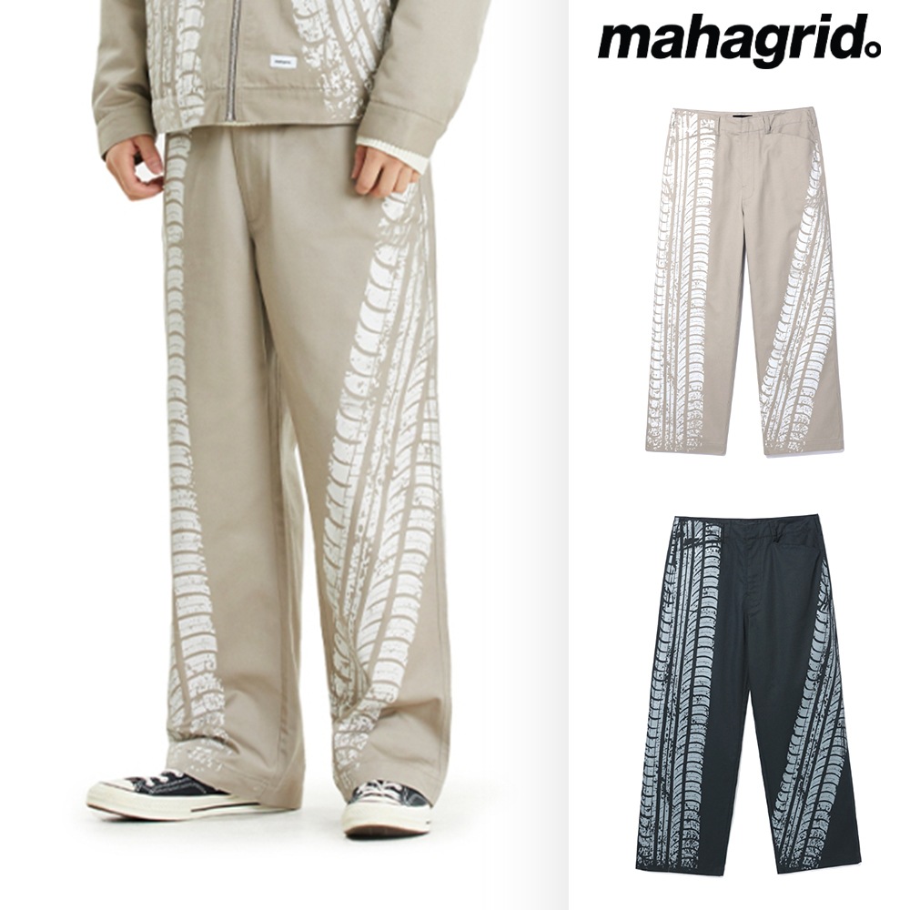 [mahagrid] TIRE TREAD WORK PANT