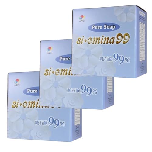 えみな siemina 99 万能粉石鹸 シエミナ 【オリジナルリーフレット 3g 計量スプーン付き】(3個)