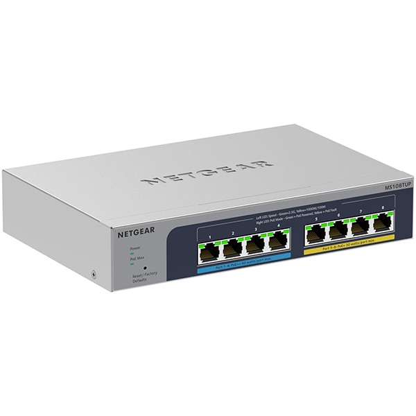 MS108TUP-100JPS Ultra60 PoE++対応 (230W) 2.5G/1G 8ポート アプリ&クラウドスマートスイッチ