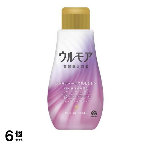 ウルモア 高保湿入浴液 クリーミーフローラルの香り 600mL 6個セット
