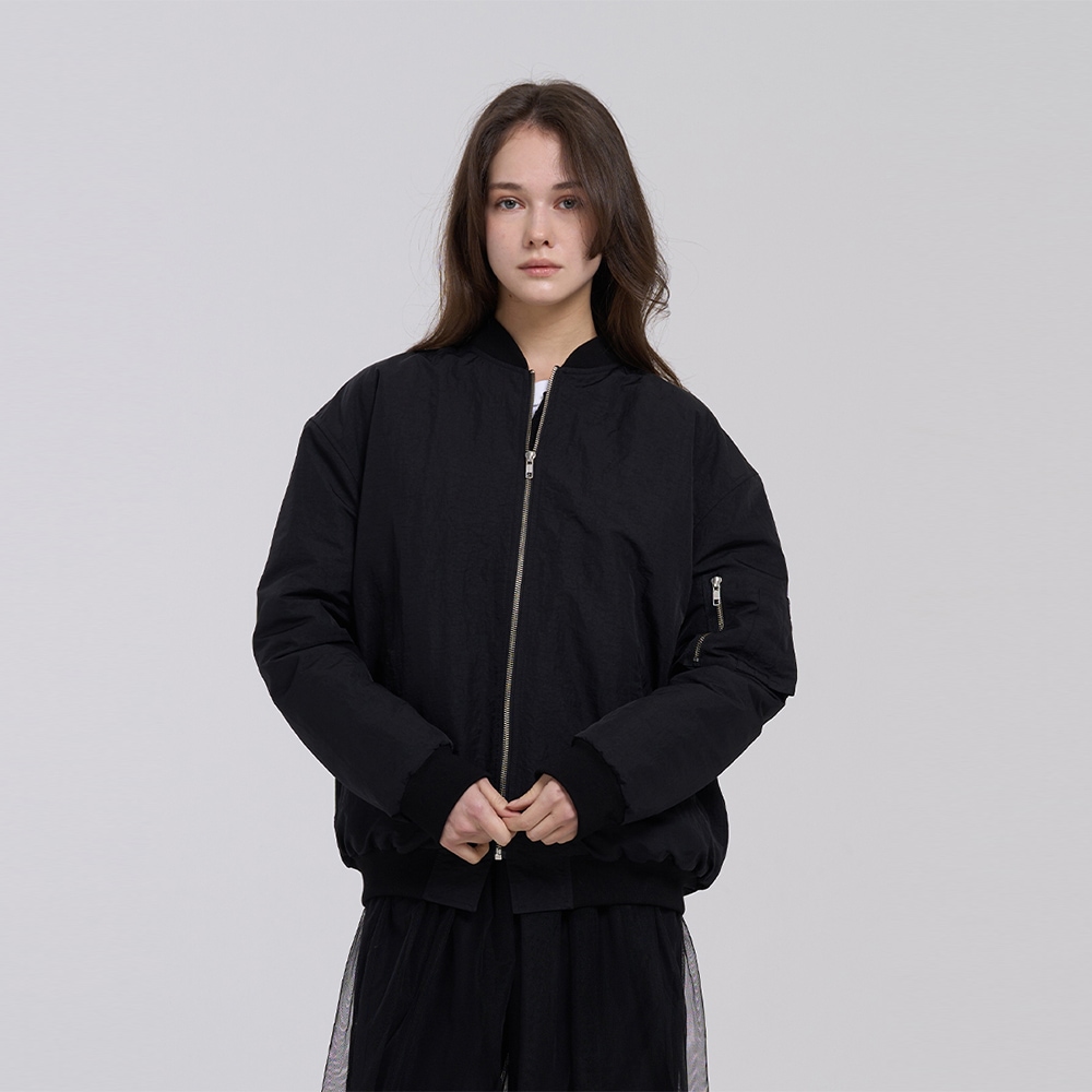 共鳴フライトジャケット_ブラック