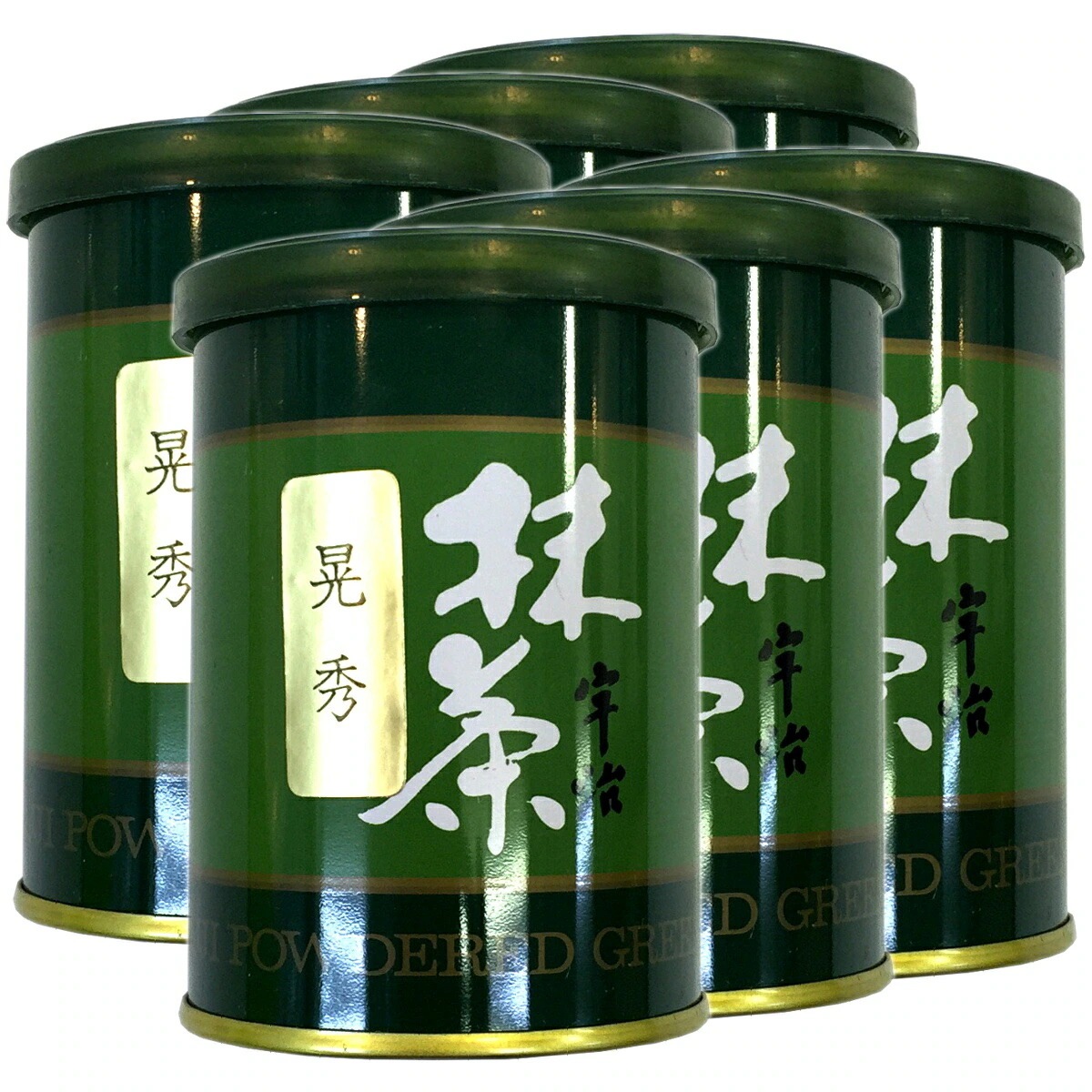 高級宇治抹茶 抹茶 粉末 晃秀 40g6缶セット 京都宇治の粉末のお抹茶です！ 製菓用などにもご使用できます！ 抹茶 粉末 高級 国産 ギフト プレゼント お年賀 御年賀 プチギフト お茶 2025 8,424円