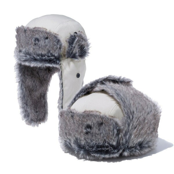 NEWERA ニューエラ トラッパー The Trapper ストーン ボンバーキャップ フライトキャップ 耳あてつき帽子 防寒 アウトドア ファー 帽子 キャップ MENS メンズ 男性 NEW E