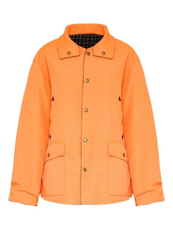 MAISON MARGIELA Women Clothing S51AM0506MTN090 912 ORANGE FLUO BLACK CHECK