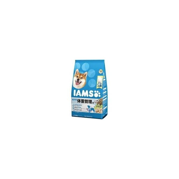 【1ケース】【お取り寄せ対象品】アイムス 成犬用 体重管理用 チキン 小粒 2.6kg *4個