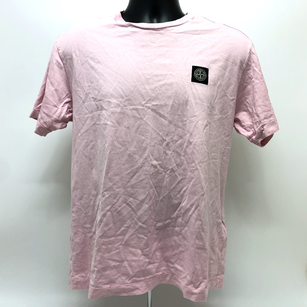 STONE ISLAND ストーンアイランド 半袖Ｔシャツ ロゴ アパレル コットン ピンク
