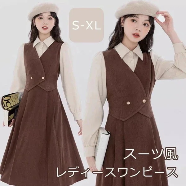 ミモレ丈 セットアップ レディース 長袖 オフィス 事務服 セレモニースーツ お受験 重ね着 洗える 結婚式 ママスーツ ワンピーススーツ 大きいサイズ 卒業式 入学式 七五三 お宮参り 母 フォーマ