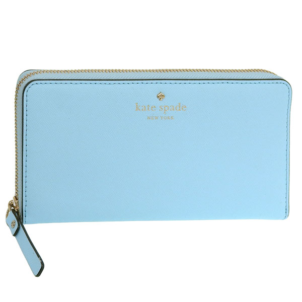 ケイトスペード ニューヨーク 長財布 kate spade new york レディース 財布 ブルー アウトレット pwru3898-477