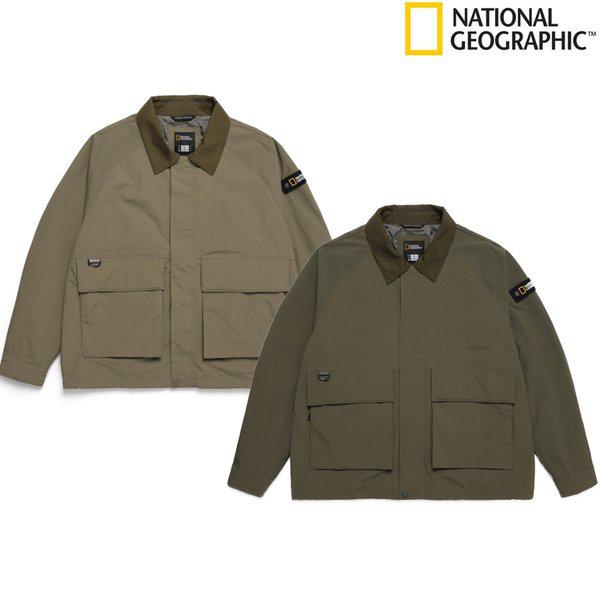 [始興店] N243MJP020 男性カラートリム アウトポケットハンティングジャケット