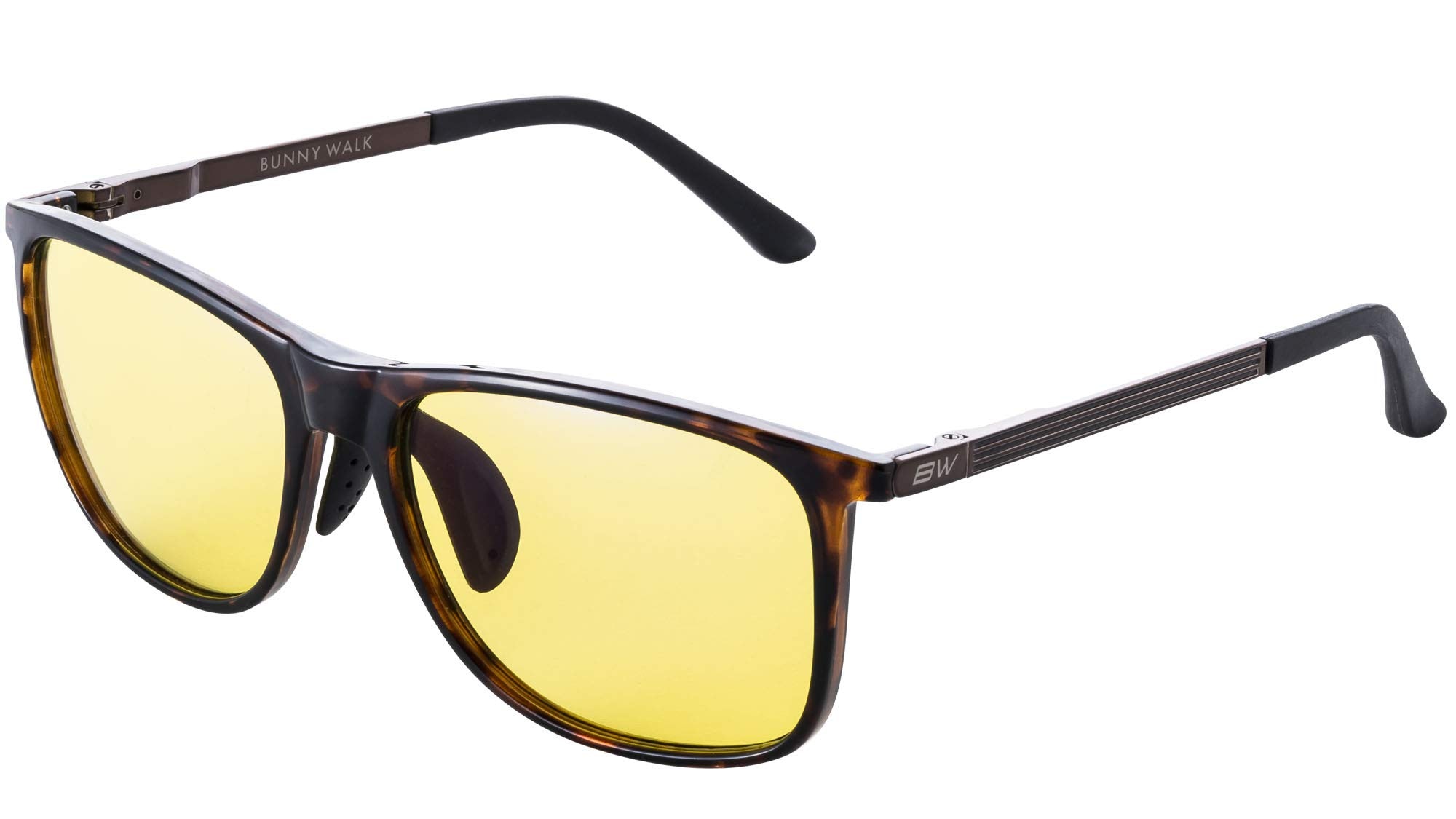 BUNNY WALK(バニーウォーク) ナイトグラス BW-021 夜 ドライブ 自転車 アウトドア 夜間運転 夜釣り UVカット ブルーライト HEV LED