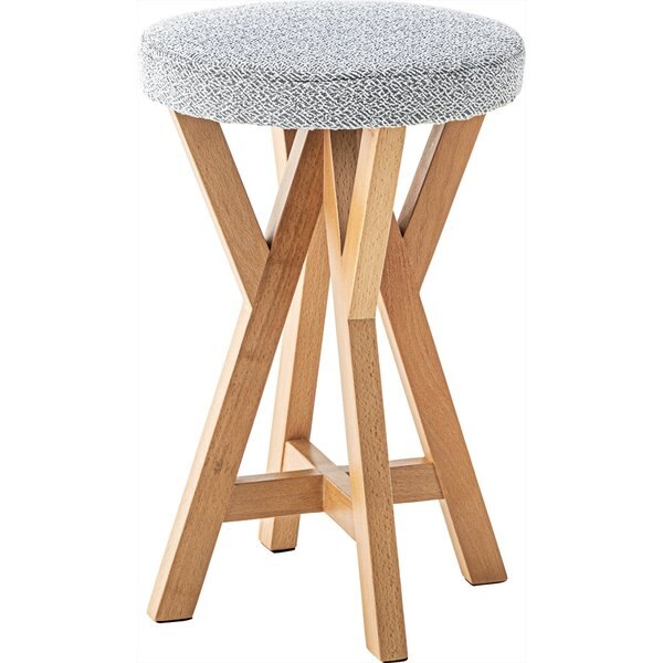 ビーチのＹ字フレームの北欧ナチュラルなスツール 北欧 ナチュラル スツール ステップ リビング ダイニング