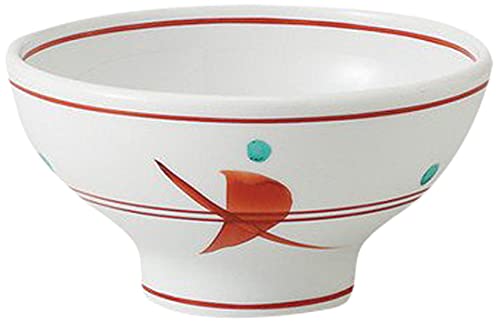 5個セット赤絵水玉 5.5高浜鉢 [ 16.7 x 8.7cm 480g ] 【 丼 】 【 料亭 旅館 うどん そば ラーメン 和食器 飲食店 業務用 】