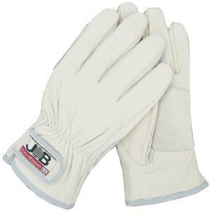 （まとめ）ヤギ革＆牛革手袋 [Lサイズx5セット] ジョブマスター JWG-200L 8,442円