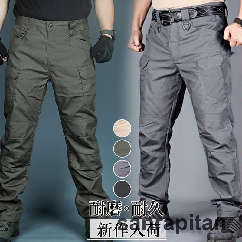 (girl shop)新品販売 カーゴパンツ メンズ チノパン ミリタリー 無地 軍用 多ポケット ゆったり 長ズボン スキニー シンプル 作業着 耐磨 耐久性 オールシーズン 夏服 2枚購入で200 5,154円
