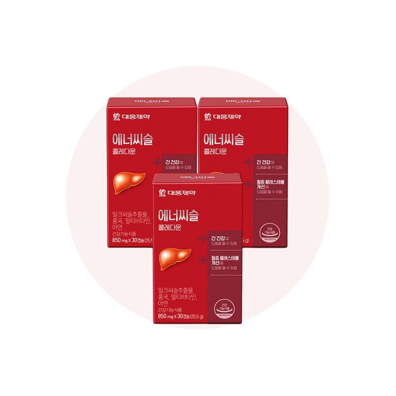 [daewoong] enerthistle milkthistle choledown 850mg * 30capsules * 3ea
