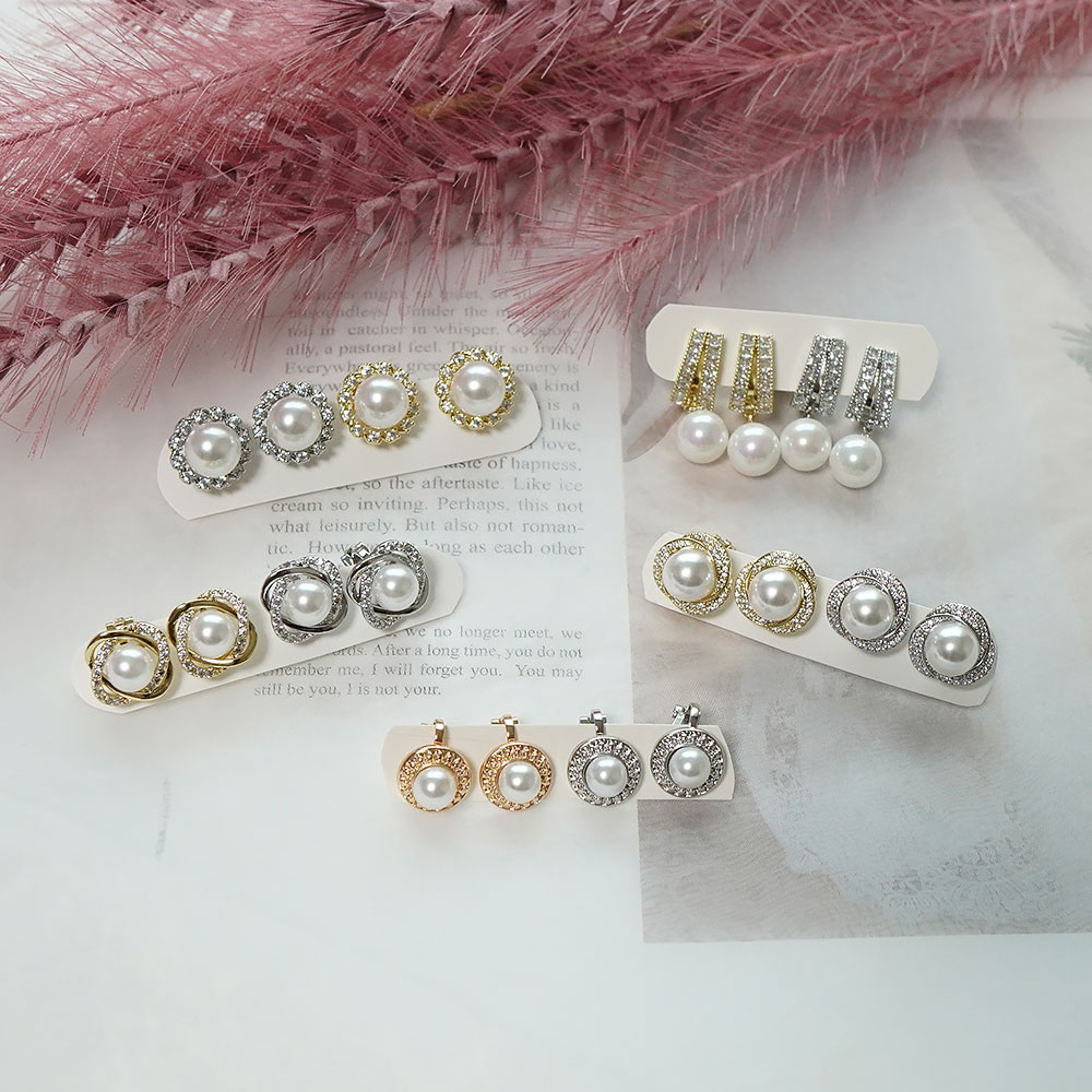 パール イヤリング ノンホール ピアス風 上品 レディース