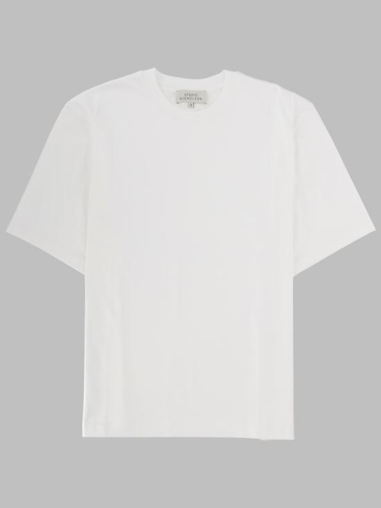 STUDIO NICHOLSON Men T-Shirts LAYSNM 1066 OPTICWHITE