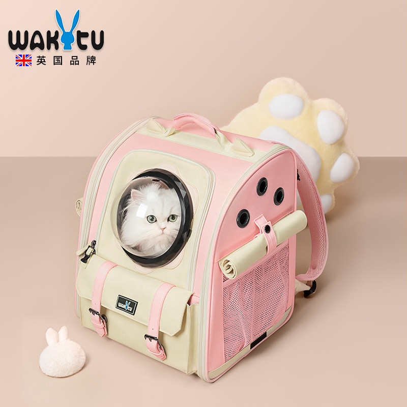 スペースカプセルキャットバッグ大容量ペットバッグペットのお出かけバッグポータブルショルダー猫リュック