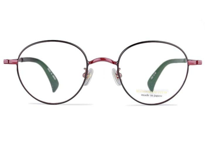 ノヴァ NOVA h-3044 c.9 ブラック / ワイン 日本製 チタン メガネ めがね 眼鏡