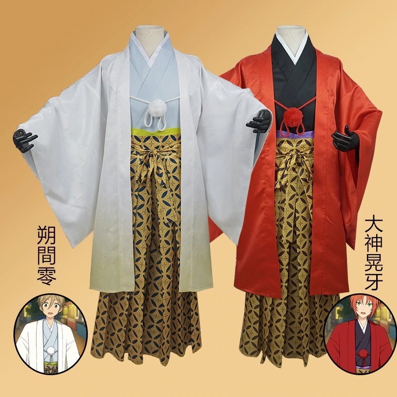 あんさんぶるスターズ 朔間零 大神晃牙 新年着物 コスプレ衣装 コスチューム 変装 仮装品質良い 店舗お勧め