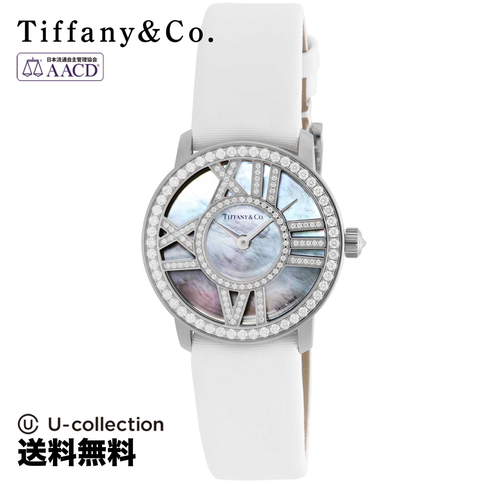 最も優遇の  【腕時計】Tiffany Co. ブランド 時計 Z1900.10.40E91A40B クォーツ ホワイトパール レディース  Atlas その他 ブランド腕時計 - tusd.ir