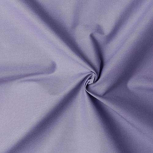 日本紐釦貿易(Nippon Chuko) エイティスクエア 無地 生地 綿100% シャーティング モーブ パープル系 巾約108cm×6m切売カット KD4630-322-6M