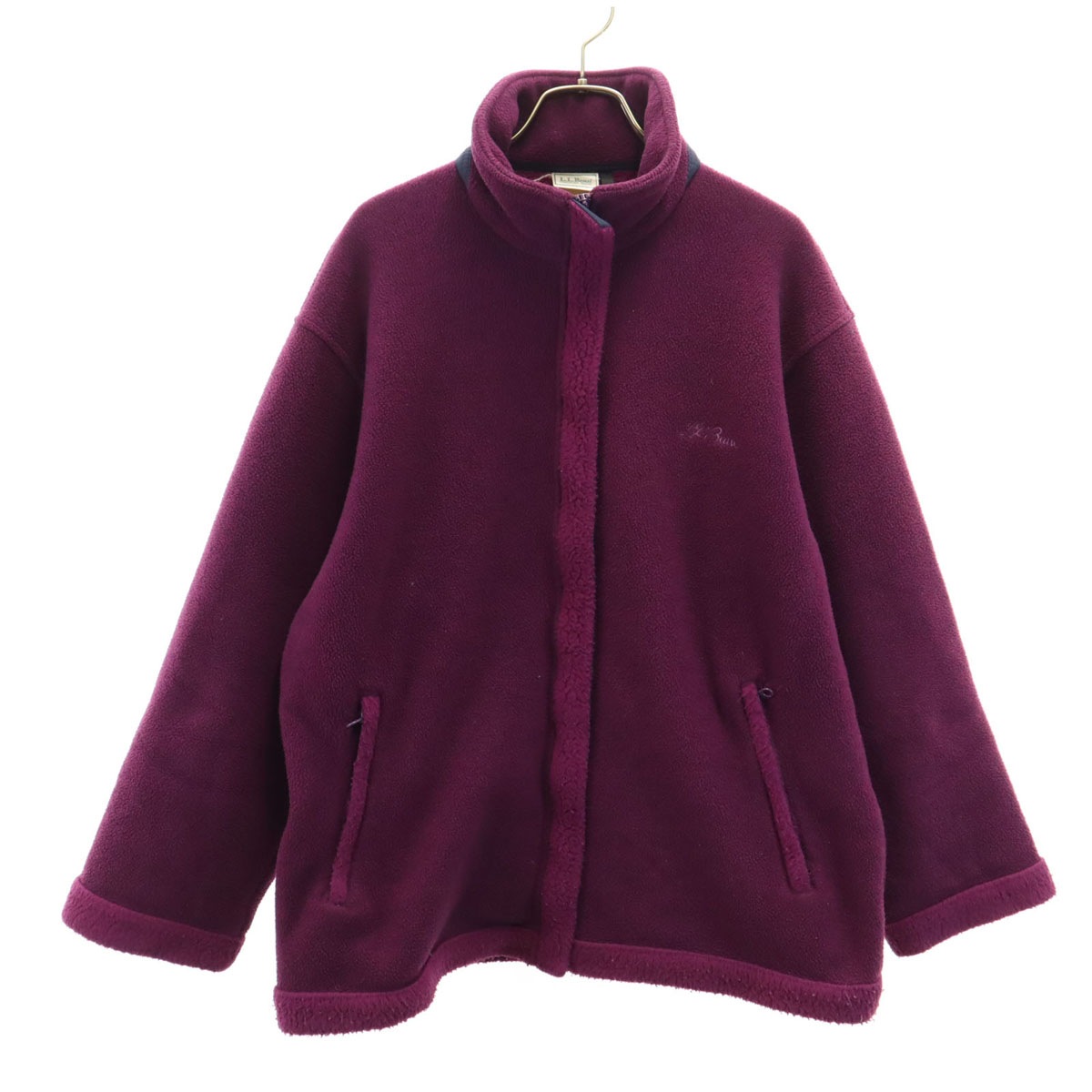 80s オールド フリースジャケット パープル アウトドア レディース 古着