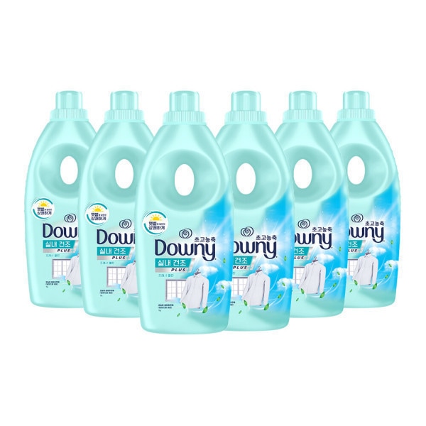 ダウニーエキスパート 部屋干し フレッシュクリーン 超高濃縮 柔軟剤 本品/1L 6個