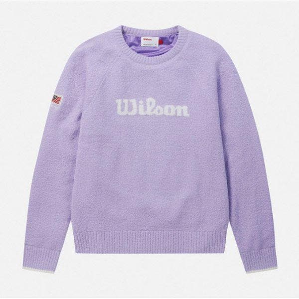 長袖Tシャツ JQS W244002GTLO4-PUR 女性 グラフィック防風セーター