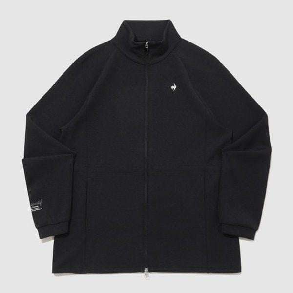 女性ダブルテンション2.0ルーズフィットヒップカバー ジャケット ブラック QR122OFT12-BLK