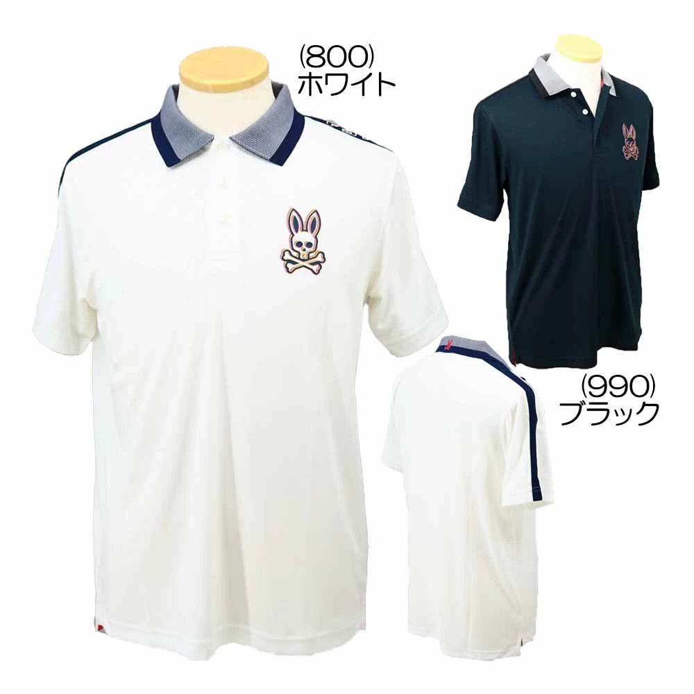 3Dカラーロゴ ショルダーライン 半袖ポロシャツ GF572 メンズゴルフウェア 春夏 2025